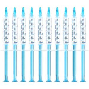 Ultimate Teeth Whitening Solution: 10-Pack Gel Refills with Mint Flavor & Safety